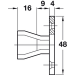 Press On Keku AS Clip - Black - Pack of 10 - tradefit - 9