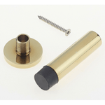 Projection Wall Mounted Door Stop - 70mm - Brass Plated - tradefit - 3