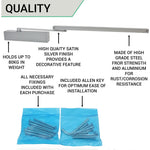 Arrone AR8209 Track Arm Size 2 - 4 Fire Door Closer - Silver - tradefit - 4