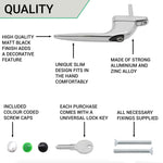 Yale Espagnolette Window Handle Straight - 40mm - Chrome - tradefit - 5