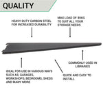 Twin Slot Shelving - Bracket - Black - 470mm - tradefit - 6