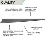 Twin Slot Shelving - Bracket - Black - 610mm - tradefit - 7