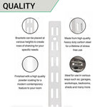 Twin Slot Shelving - Upright - White - 1000mm - tradefit - 6