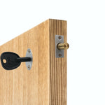 Concealed Door Security Rack Bolt Pack of 2 - 86mm - Satin - Pack 2 Bolts + 2 Keys - tradefit - 5