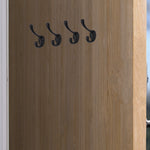 Hat Coat & Robe Hook - Matt Black - Pack of 4 - tradefit - 4