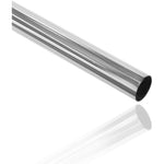 Wardrobe Rail - 2500mm x 25mm - Chrome Plated - tradefit - 4