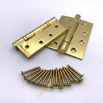 PVD Brass Fire Door Hinges - 4 Inch/102mm - Grade 13 Steel Ball Bearing - Pack 2 - tradefit - 5