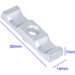 Turn Button Catch Pack of 2 Shed Gate Door Greenhouses Pens Hutches - Galvanised - tradefit - 2