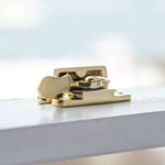 Narrow Locking Fitch Pattern Sash Window Fastener - 64mm - Satin Chrome - tradefit - 7