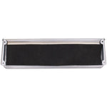 Inner Letter Box Tidy - 280x80mm - Satin Chrome - tradefit - 2