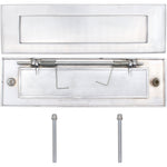 Victorian Letter Plate - 305x100mm - Satin Chrome - tradefit - 2