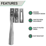 Contemporary Casement Fastener - 115mm - Satin Chrome - tradefit - 2