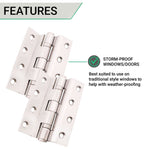 Rebated Cranked Stormproof 4
