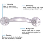 Bow Pattern Pull Handle - 150mm / 6 Inch - Aluminium - tradefit - 2