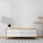 Bow Pattern Pull Handle - 150mm / 6 Inch - Aluminium - tradefit - 4