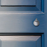 Victorian Keyhole Covered Escutcheon for Front Doors 34mm Satin Chrome - tradefit - 5