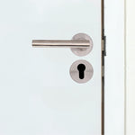 Euro Keyhole Cover Escutcheon Euro Profile - 52x8mm - Satin Stainless Steel - tradefit - 5