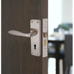 Sassari Satin Nickel Lever Door Handle Pack - Sashlock - tradefit - 5