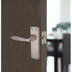 Sassari Satin Nickel Lever Door Handle Pack - Latch - tradefit - 6