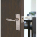 Sassari Satin Nickel Lever Door Handles - Latch - tradefit - 5