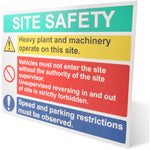 Site Safety Sign 800x600mm Foamex Screw or Tie Fixed - tradefit - 6
