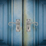 Iron Lever Curly Rustic Pewter Lock Set - tradefit - 5