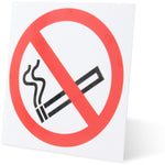 No Smoking 100x100mm Pack of 10 Self Adh Vinyl - tradefit - 7