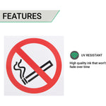 No Smoking 100x100mm Pack of 10 Self Adh Vinyl - tradefit - 4