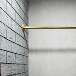 Wardrobe Clothes Rail End Socket - 19mm - Brass Plated - Pack of 2 - tradefit - 5