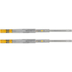 Ball Bearing Soft Close Push Open Drawer Slide 45x550mm 35kg max - tradefit - 7