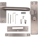 Disabled Toilet Lock Facility Indicator Bolt Set - Satin Stainless Steel - tradefit - 6