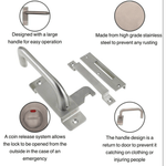 Disabled Toilet Lock Facility Indicator Bolt Set - Satin Stainless Steel - tradefit - 7