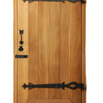 Black Iron Bolt Straight Antique Wrought Cast Tudor Style - 150mm / 6 inch - Black - tradefit - 4