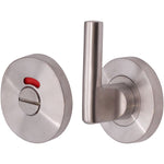 Disabled WC Turn & Release - 52mm x 8mm Rose - 5mm Spindle - Satin Stainless Steel - tradefit - 2