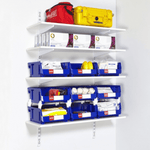 Twin Slot Shelving - Upright - White - 1980mm - tradefit - 8