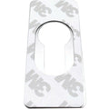 Repair Escutcheon Key Hole Cover Plate Euro Profile Self Adhesive Fix - Polished Stainless Steel - 28mm - tradefit