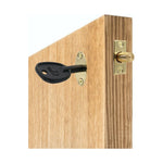 Concealed Door Security Rack Bolts Pack of 2 + 2 Keys - 61mm - Brass - tradefit - 7