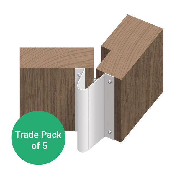 Door Finger Guard Protector - Rear Side - 1950mm - White - Trade Pack Of 5 - tradefit - Featured Image