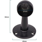 Wardrobe Rail End Bracket - 25mm - Matt Black - Pack of 2 - tradefit - 3