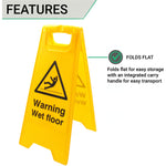 A - Board Warning Wet Floor 620x290mm - tradefit - 3