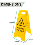 A - Board Warning Wet Floor 620x290mm - tradefit - 4