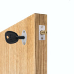 Concealed Door Security Rack Bolts Pack of 2 + 2 Keys - 61mm - WHITE - tradefit - 5