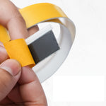 Surface Self Adhesive Intumescent Fire Door Seal Strip Fire Smoke Draft and Insect Protection - 5.2m - Brown - tradefit - 8