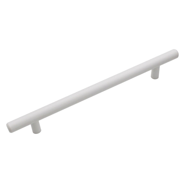 T - Bar Cupboard Dee Handle 348x12mm 288mm Centres Matt White - tradefit - Featured Image