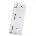 Steel Butt Hinges 1840 Loose Pin Pattern - 76x51x1.5mm - Zinc Plated - Pair - EXCLUDING Screws - tradefit - 6