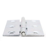 Steel Butt Hinges 1840 Loose Pin Pattern - 76x51x1.5mm - Zinc Plated - Pair - EXCLUDING Screws - tradefit - 8