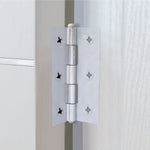 Steel Butt Hinges 1840 Loose Pin Pattern - 76x51x1.5mm - Zinc Plated - Pair - EXCLUDING Screws - tradefit - 7