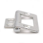 Steel Flush Cabinet Hinges - 40mm - Zinc Plated - Pair - EXCLUDING Screws - tradefit - 8