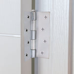 Steel Butt Hinges 1840 Loose Pin Pattern - 102x67x2mm - Zinc Plated - Pair - EXCLUDING Screws - tradefit - 7