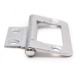 Steel Flush Cabinet Hinges - 50mm - Zinc Plated - Pair - EXCLUDING Screws - tradefit - 8
